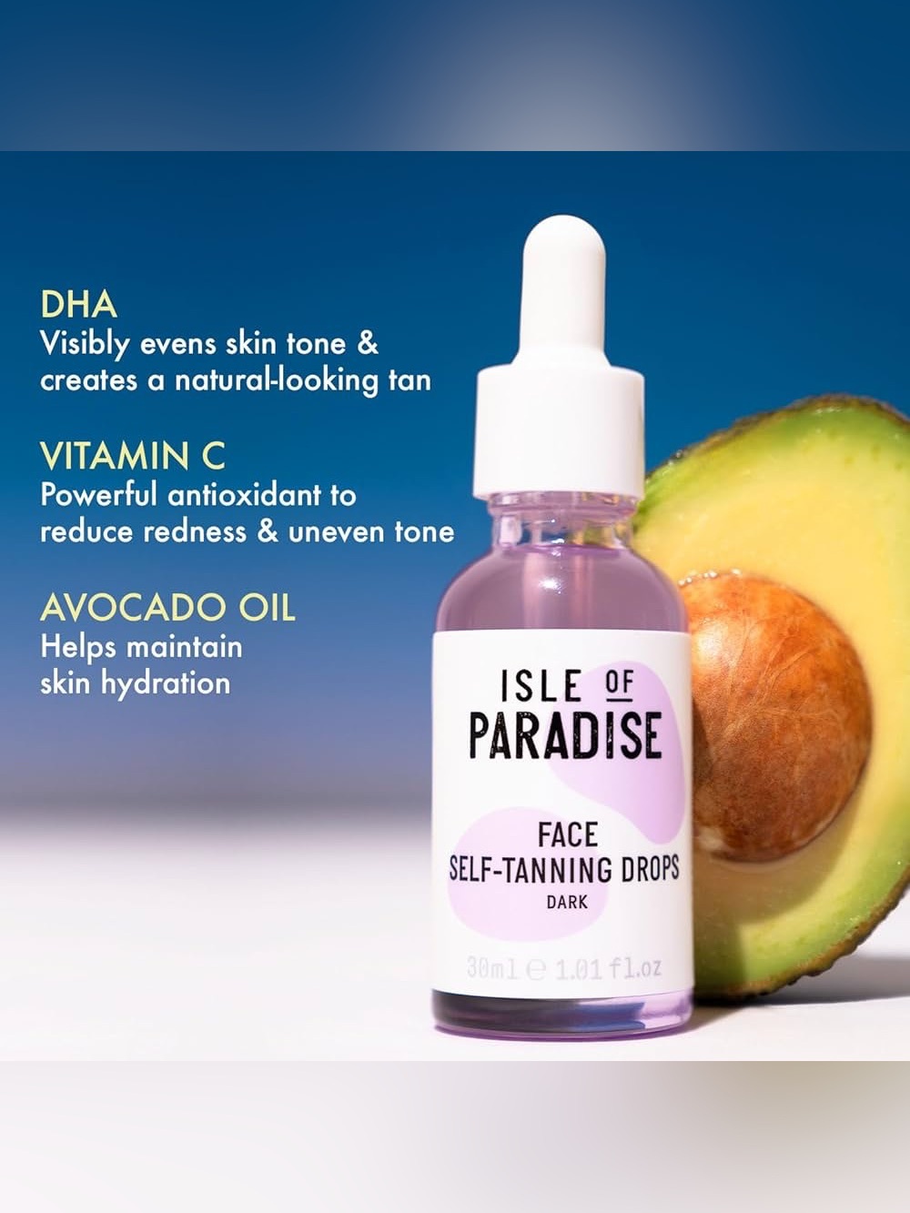 Isle of Paradise Self-Tanning Drops — Dark (1.69 FL OZ)